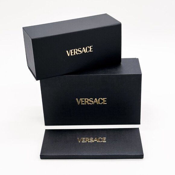 NEW VERSACE SUNGLASSES VE4489U GB1/87 BLACK WOMEN EYEWEAR - Picture 10 of 10